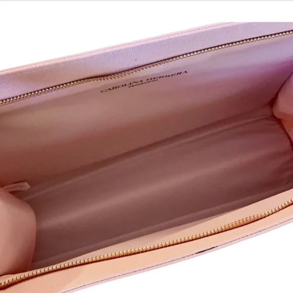 Carolina Herrera Clutch Pink Floral NEW - Picture 6 of 7